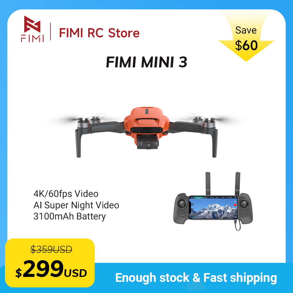 Rc Helicopter Case - FIMI MINI 3 Camere Drone 4K