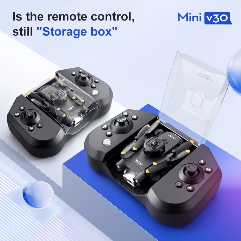 Mini V30 WiFi  With 4K HD Dual - Rc Helicopter Electric review and price