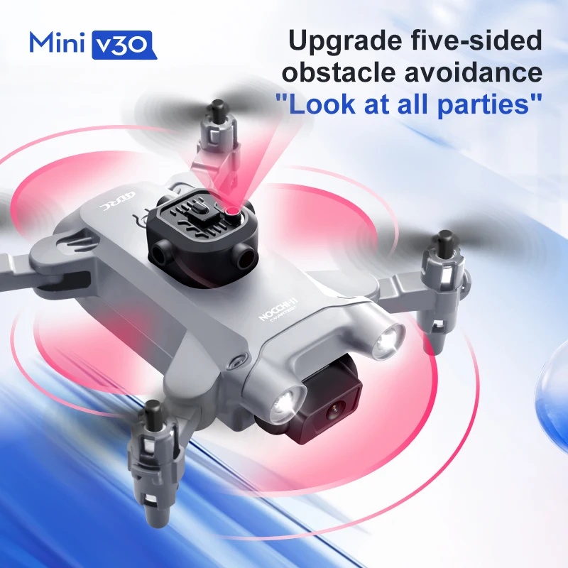 Mini V30 WiFi  With 4K HD Dual - Rc Helicopter Electric review and price