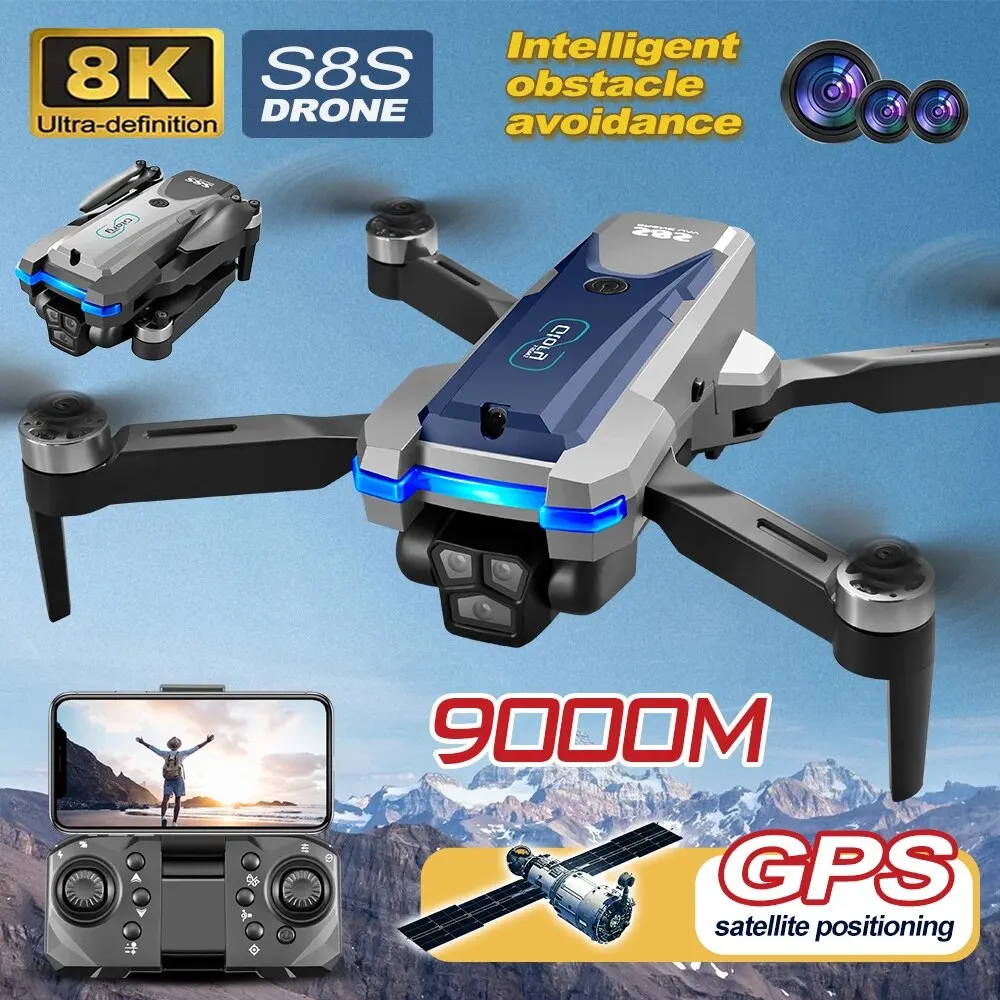 S8S GPS Drone 5G Wifi 8K HD Du - Rc Helicopter Electric review and price